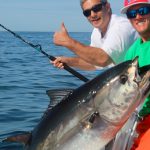 Thumbs Up for a Large Tuna Catch