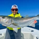 Captain Elena Rice Cape Cod Striped Bass Fishing