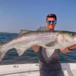 Catch and Release Big Striped Bass on Cape Cod with Reel Deal