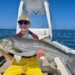 Catch and Release Big Striped Bass on Cape Cod with Reel Deal