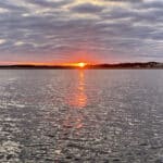 Provincetown sunrise with Reel Deal