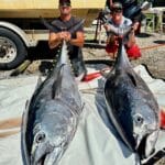Captain Bobby Rice and Captain Ian Wall giant bluefin tuna