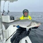 Cape Cod Fishing Charters with Reel Deal - Striped Bass - Bobby Rice