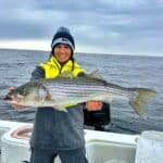 Cape Cod Striped Bass Fishing Charters with Reel Deal - Captain Elena Rice